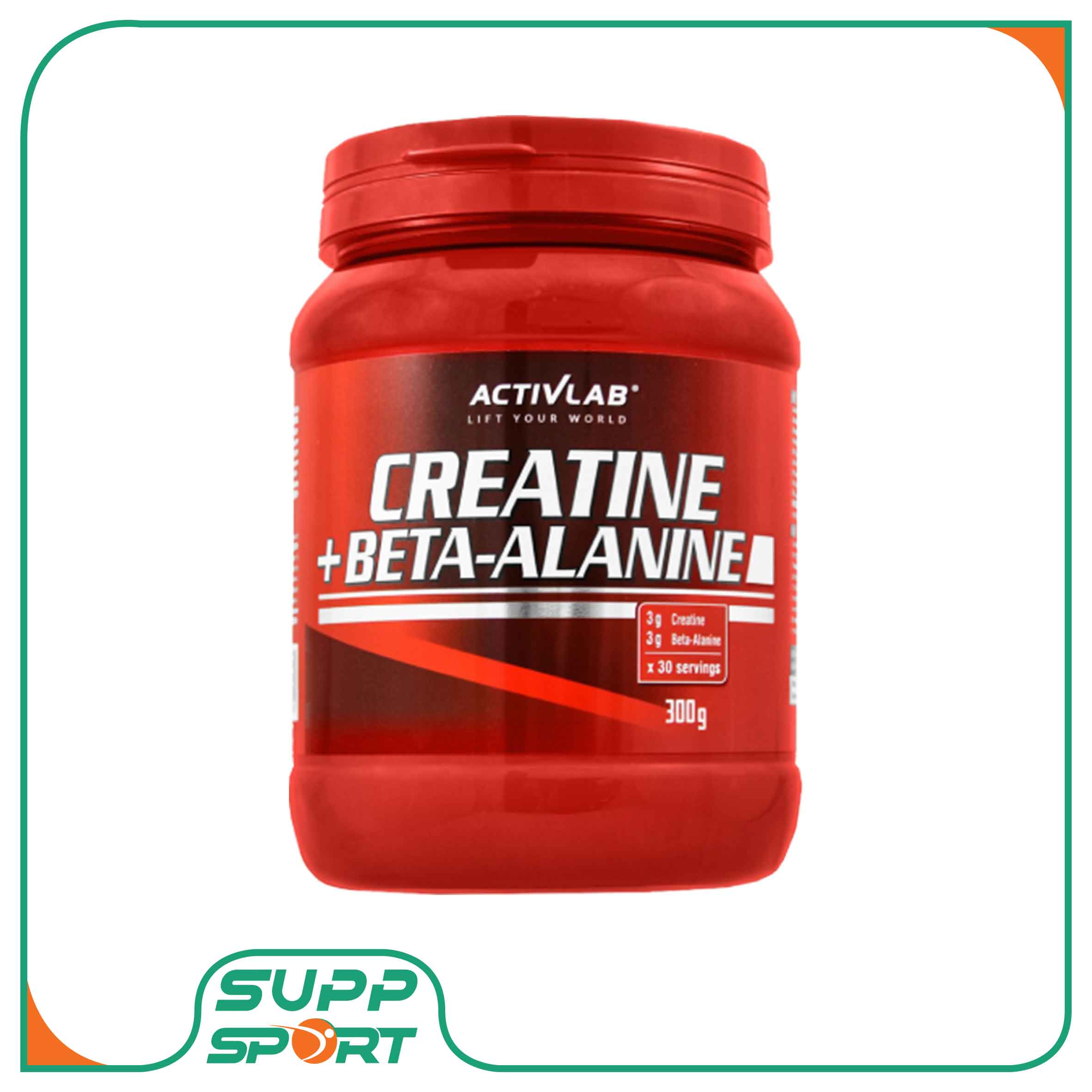Beta-Alanine-Xtra11- کراتین بتاآلانین اکتیولب 300 گرم (ACTIVLAB Creatine + Beta-Alanine)