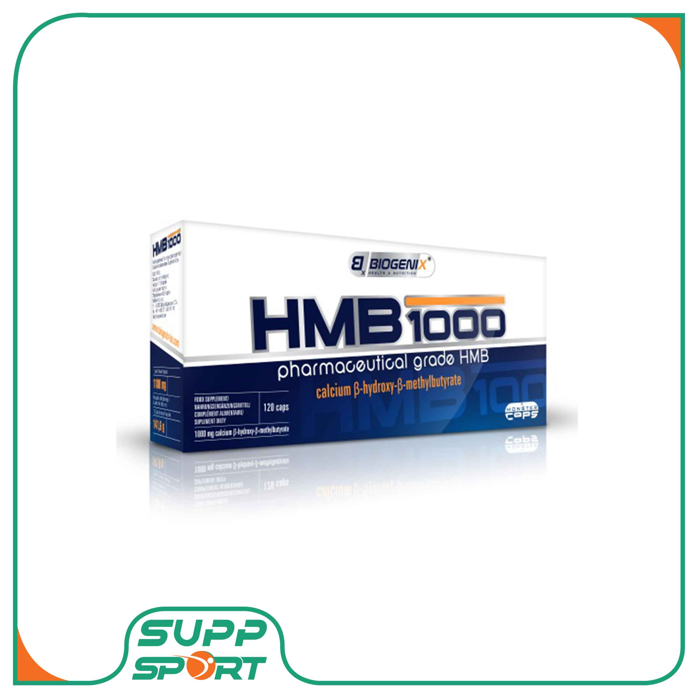 f58deb اچ ام بی بایوجنیکس 120 عددی (Biogenix HMB 1000)
