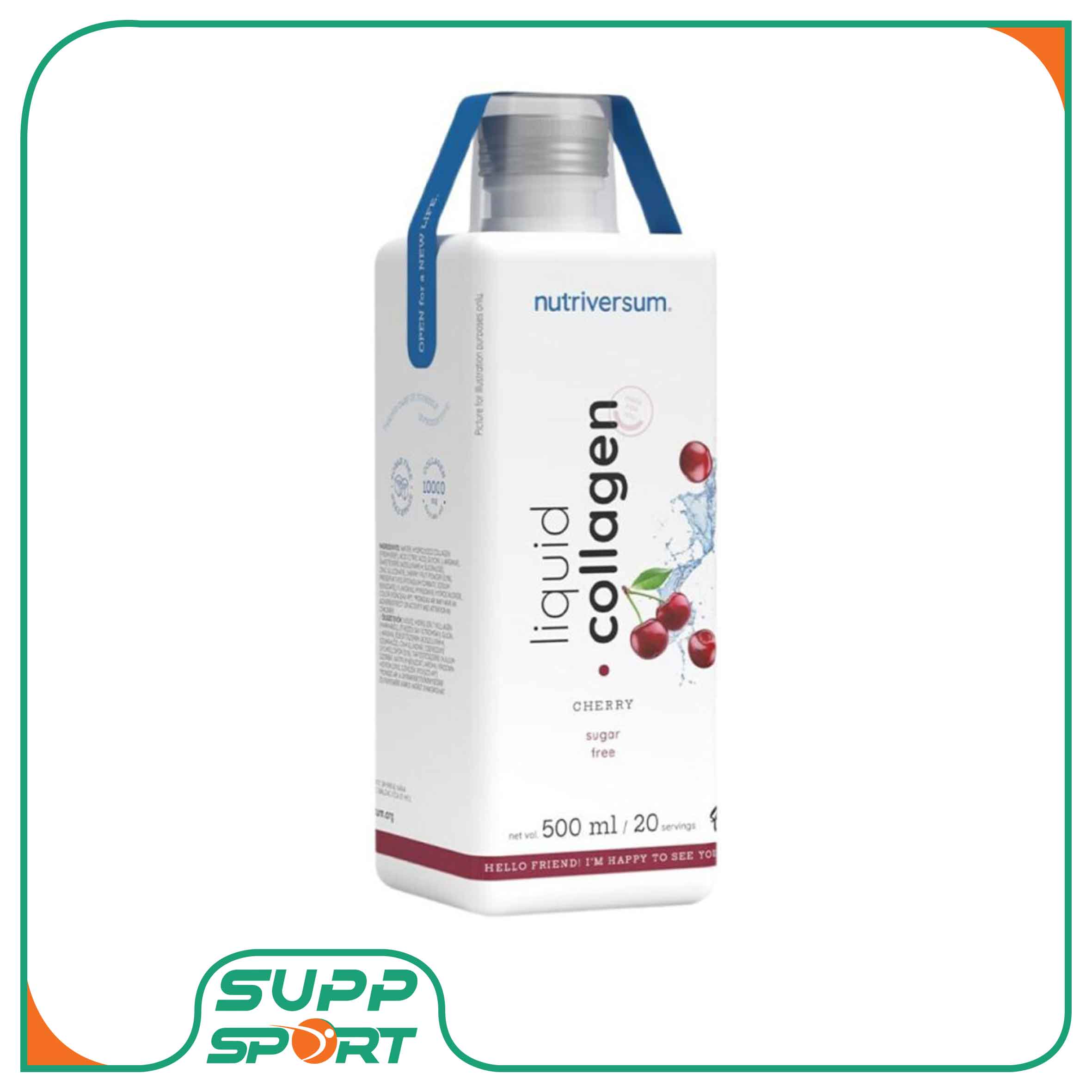 nutriversum_collagen_liquid_sugar_free کلاژن مایع ناتریورسام 500 میلی گرم (Nutriversum Collagen Liquid 500mg)