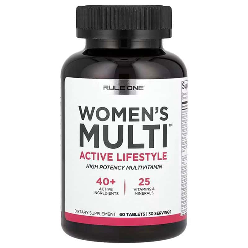 multivitamin-women-lifestyle-rule-one-min مولتی ویتامین بانوان رول وان 60عدد (Rule 1 Women’s Train Daily)