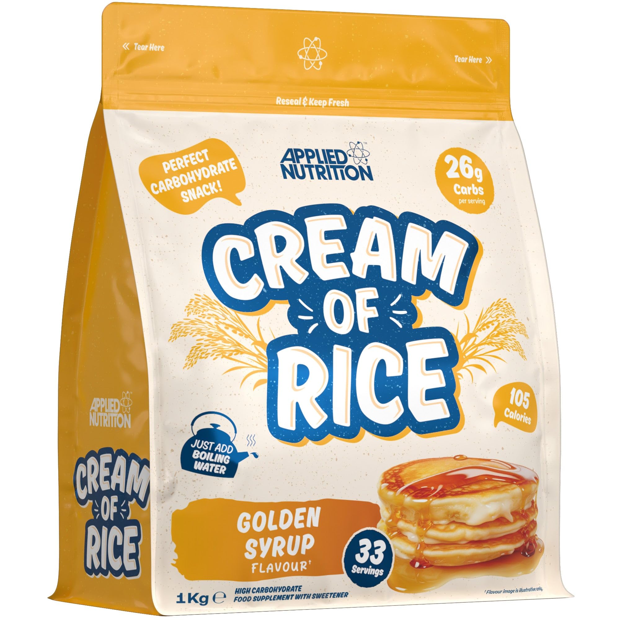 81HI232k6aL رایس کرم اپلاید نوتریشن 1کیلوگرم (APPLIED NUTRITION RICE CREAM)