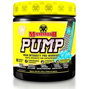 پمپ ماموت 270گرم (MAMMOTH Pump Pre Workout Powder)