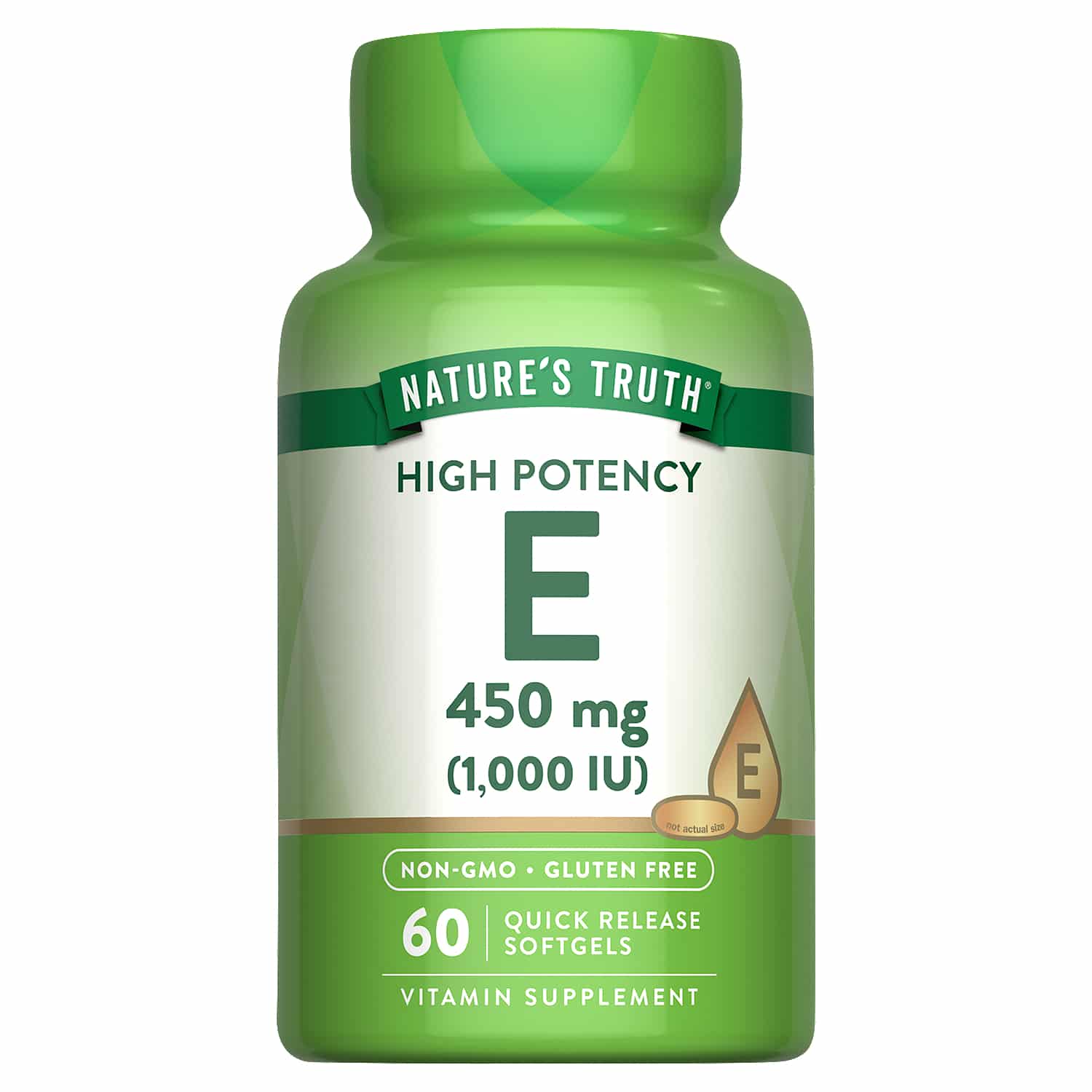 84009310605-001 ویتامین ای نیچرز تروث 60عدد (Nature’s Truth E)