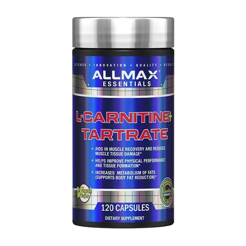 AllMax-L-Carnitine-Tartrate-120Capsules-1 ال کارنیتین تارترات آلمکس 120عدد (ALLMAX L-Carnitine Tartrate)