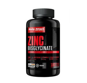 زینک بادی اتک 180عدد (BodyAttack Zink Bisglycinate)
